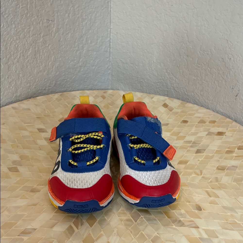 Ralph Lauren Multicolor Kids Sneakers with Velcro